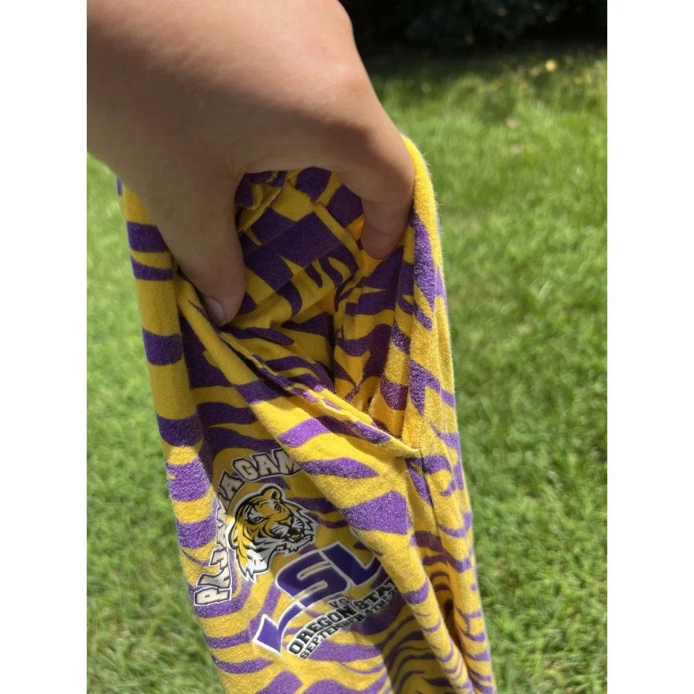 Concept Sports Sleepwear LSU Pajamas Pants Sz XXL Logo Tiger Stripes